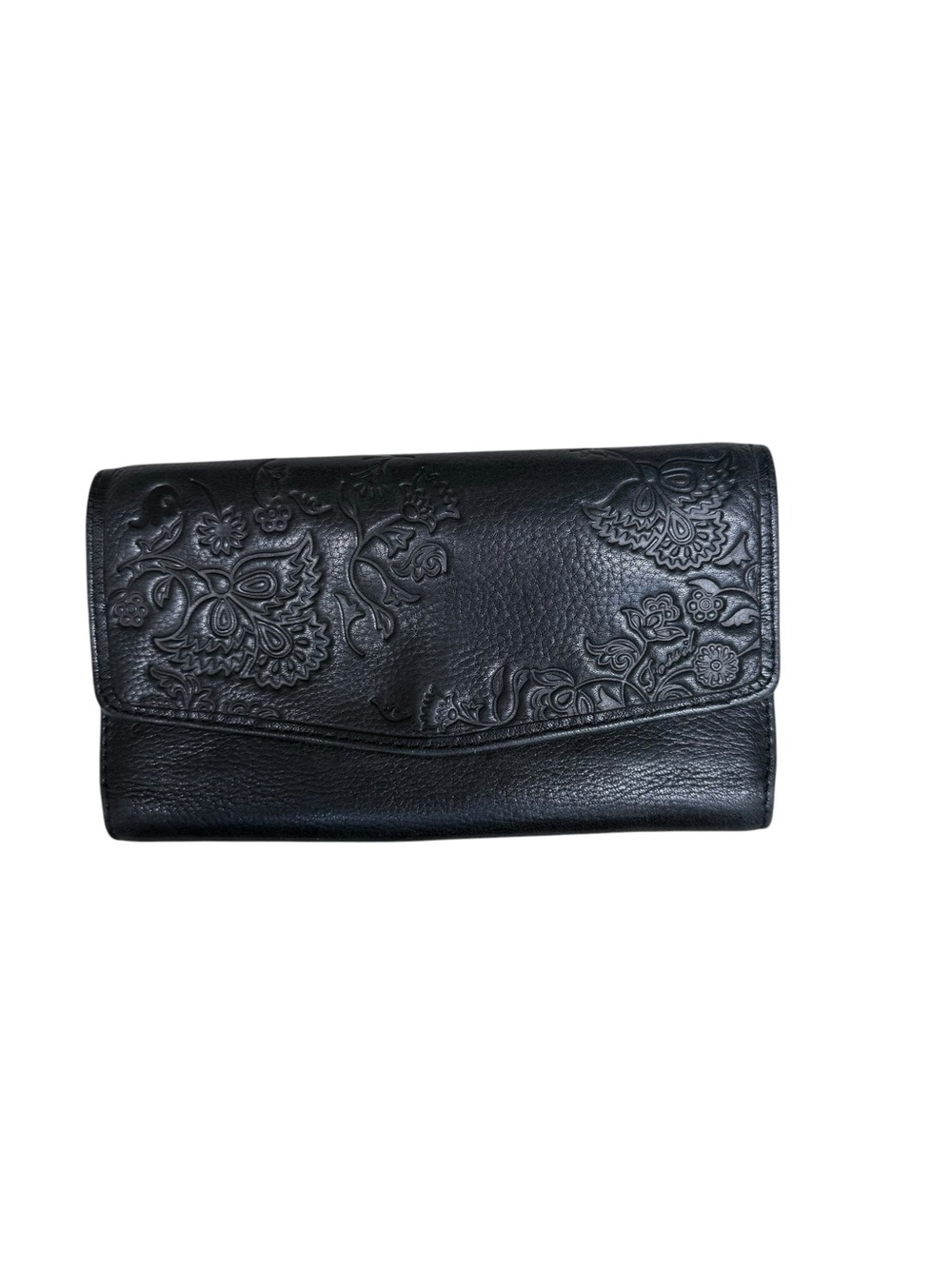 🖤 Fossil Embossed Leather Clutch/Wallet 🖤